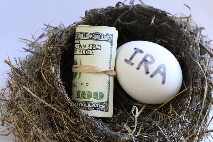 Cash and an IRA Egg in a Nest